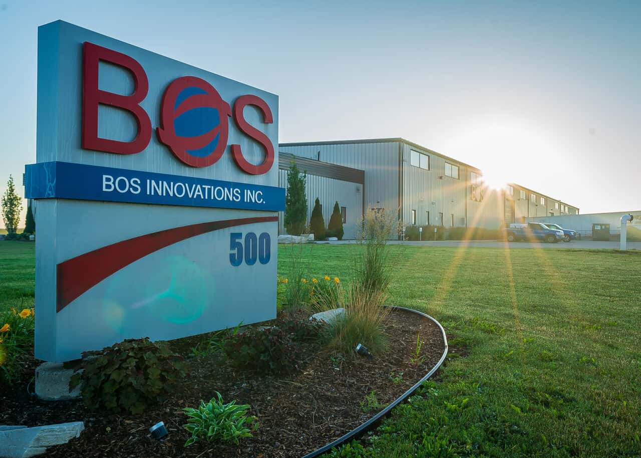 BOS Innovations façade at Dorchester, Ontario