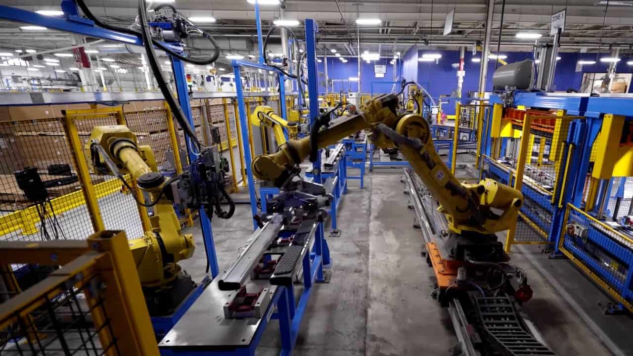 Robotic assembly line