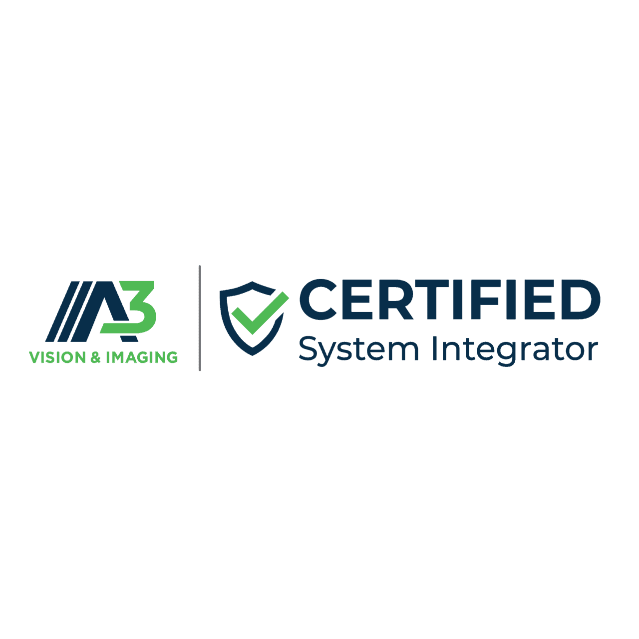 A3 Vision and Imaging - Insignia de integrador de sistemas certificado