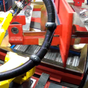 Turntable midway through turning in BOS L-R