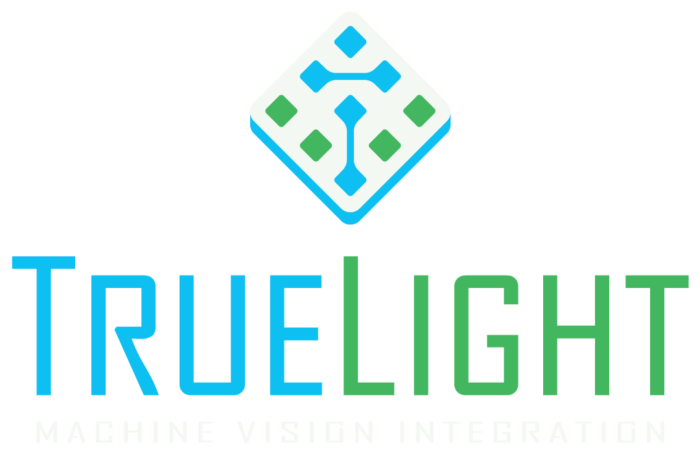 TrueLight Machine Vision Integration - stacked logo (white, blue, green)