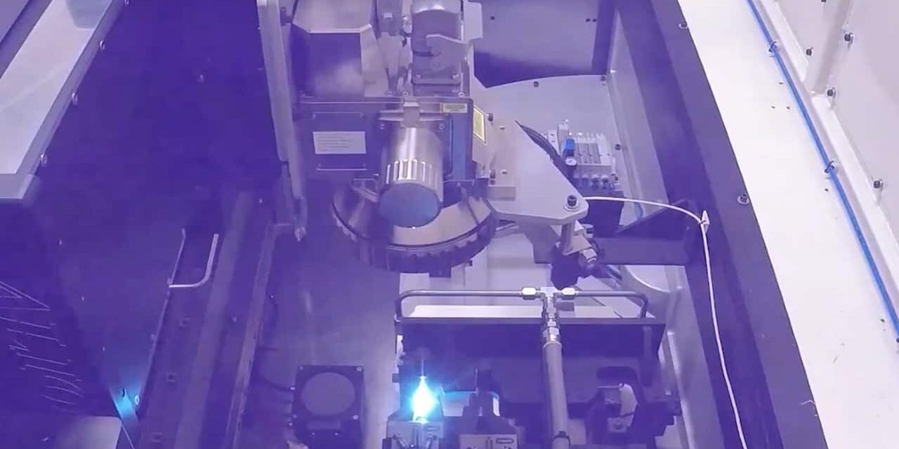 laser welding in action